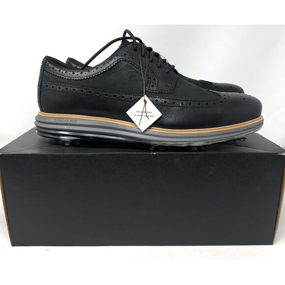 Cole Haan Original Grand Tour Oxford Golf Shoes Mens Size 10.5 Wing Tips C36154 main image 14